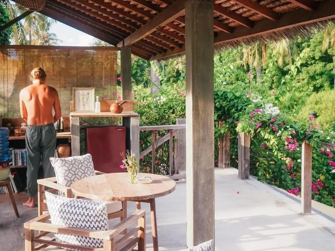 Manusia Dunia Green Lodge Gili Air Bagian luar foto